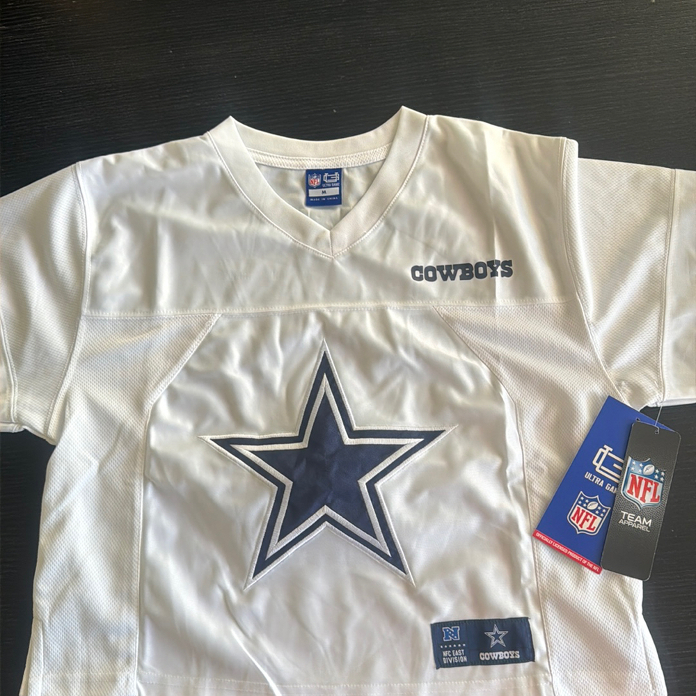 Dallas Cowboys NFL Ultra Game Jersey White Men’s Medium NWT